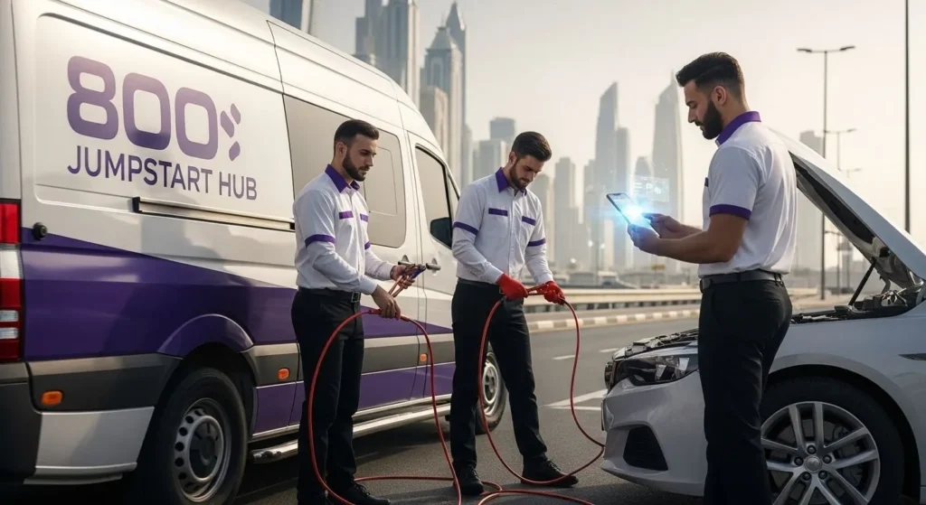 Nearest technician dispatched instantly for emergency roadside assistance